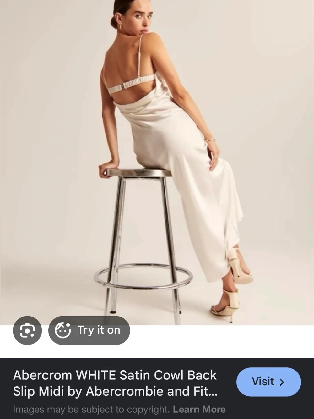 Abercrombie & Fitch sleek strapless